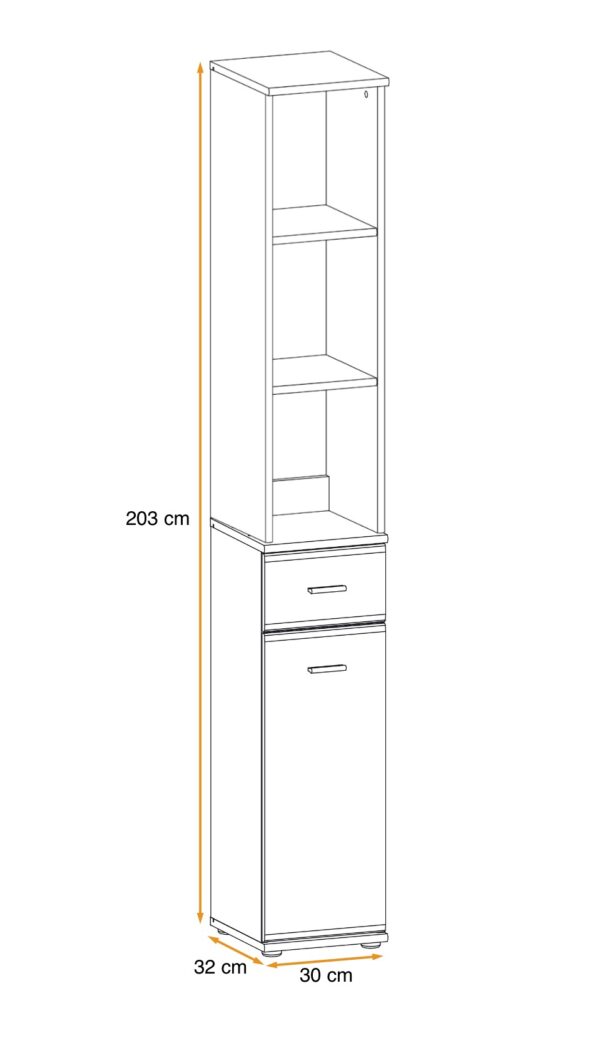 ASM Möbel Eingangsbereich ARMARIO CABINET TYPE B+C – Bild 4