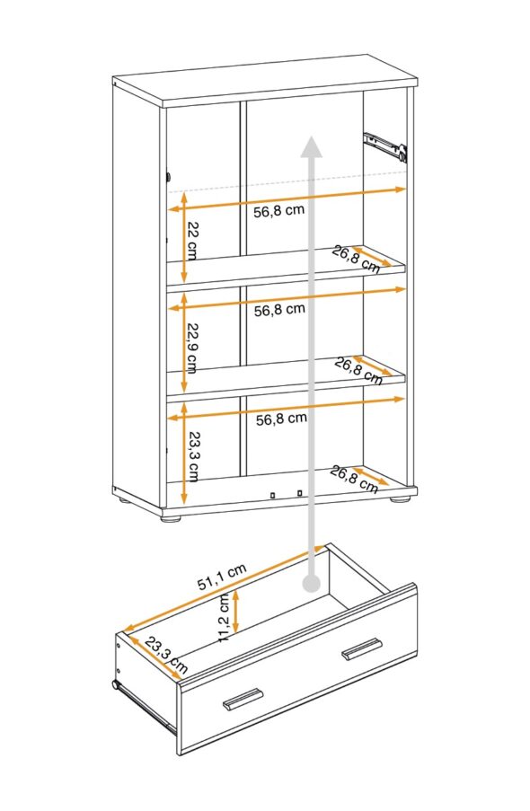 ASM Möbel Eingangsbereich ARMARIO CABINET TYPE G – Bild 4