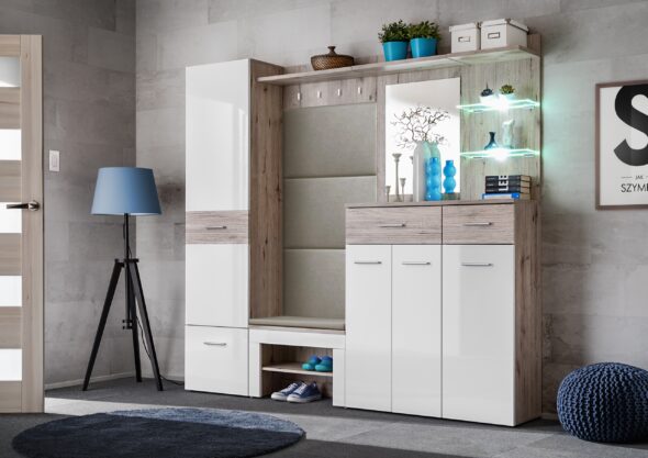 ASM Möbel Kleiderschrank Gustavo IX