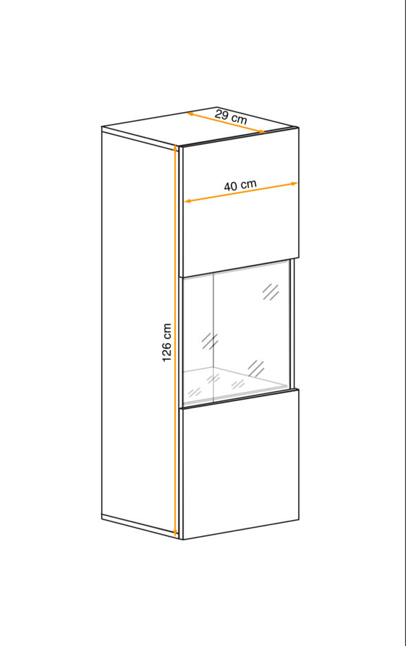 ASM Möbel Vitrine FLY 22 – Bild 3