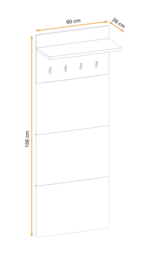 ASM Möbel Wandmodul Pedro VI – Bild 18