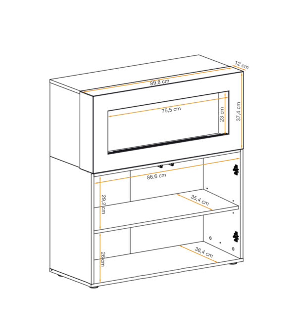 ASM Möbel Sideboard Camino Uni – Bild 4