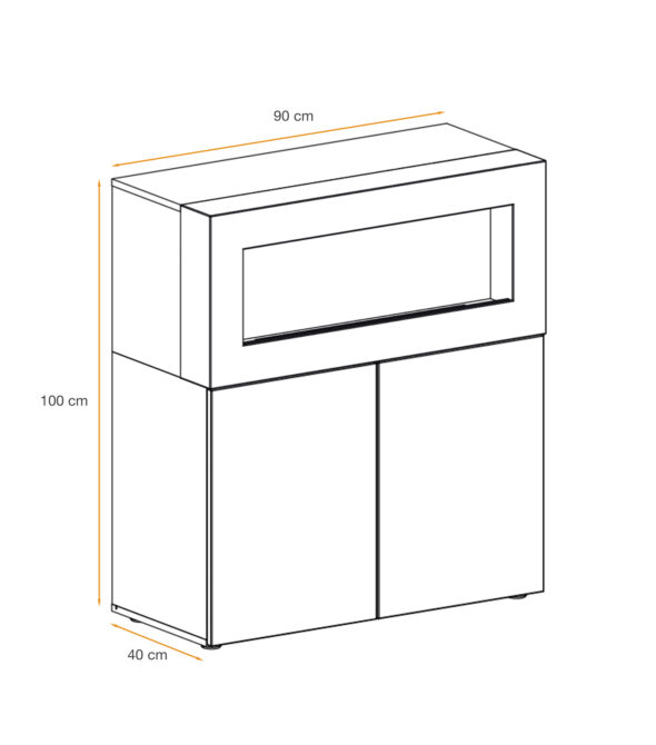 ASM Möbel Sideboard Camino Uni – Bild 5