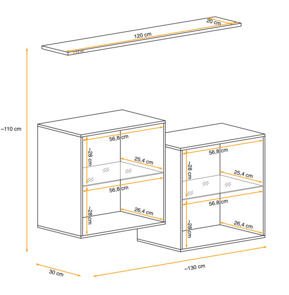 ASM Möbel Sideboard Switch SB III – Bild 3