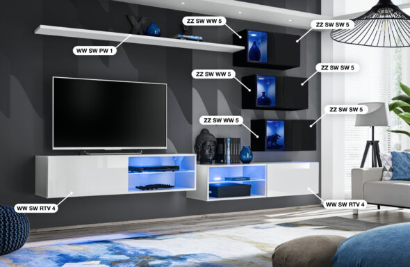 ASM Möbel Wohnwand Switch XXIV – Bild 3