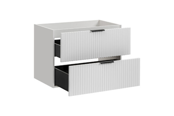 Waschbeckenunterschrank, 80 cm, 2 Schubladen – Bild 3