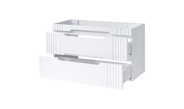 Waschbeckenunterschrank 120 cm, 2 Schubladen – Bild 3