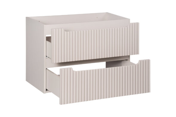 Waschbeckenunterschrank, 80 cm, 2 Schubladen – Bild 3
