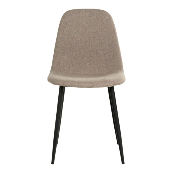 House Nordic - Stockholm Dining Chair – Esszimmerstuhl, Stein, schwarze Beine, HN1231 – Bild 2