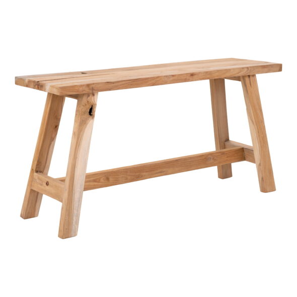 House Nordic - Barcelona Bank - Bank, Teak, Natur, 90x25x45 cm
