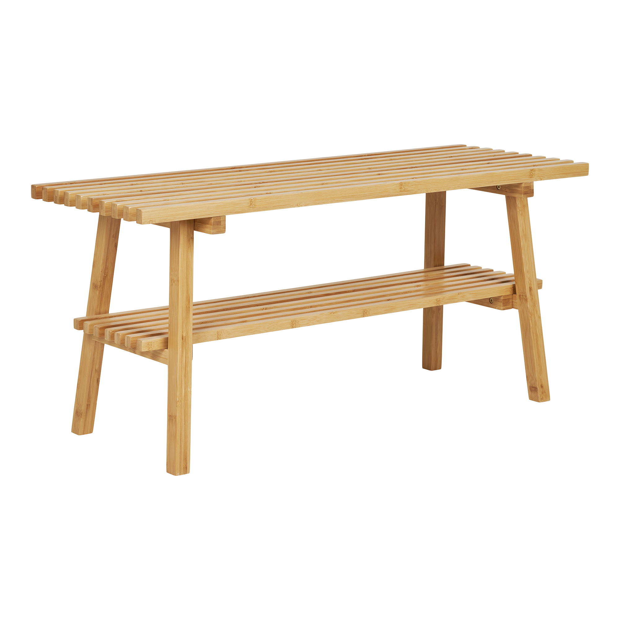 House Nordic - Ember Bench - Bank, Bambus, Natur 70x28x45 cm – Bild 3