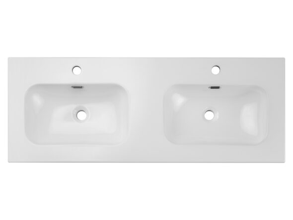Möbelwaschtisch mit zwei Becken, 120 cm – Bild 3