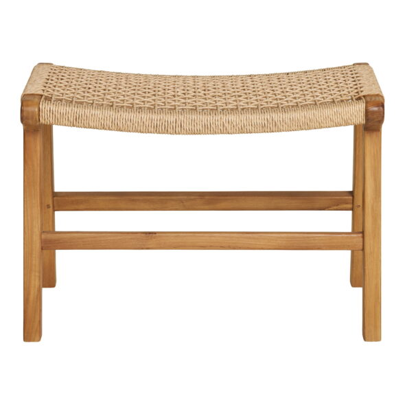 House Nordic - Derby Fußstütze - Fußstütze, Teak, Natur, 60x40x42 cm – Bild 2