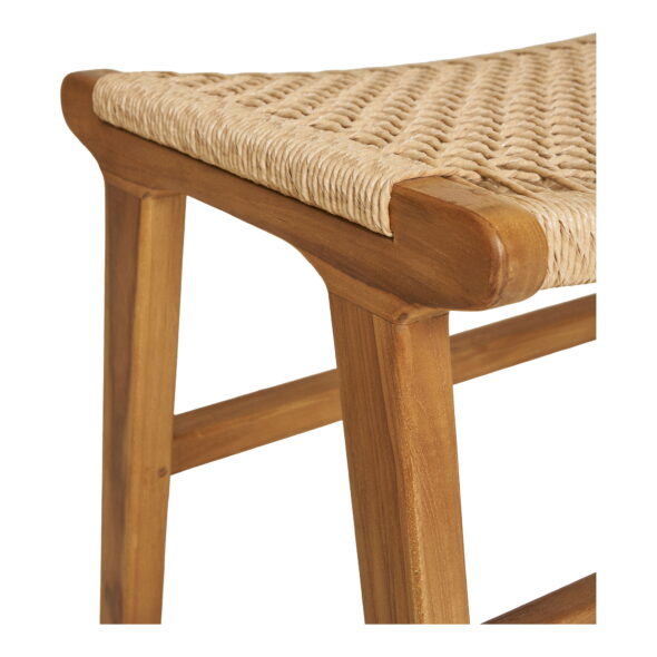 House Nordic - Derby Fußstütze - Fußstütze, Teak, Natur, 60x40x42 cm – Bild 4