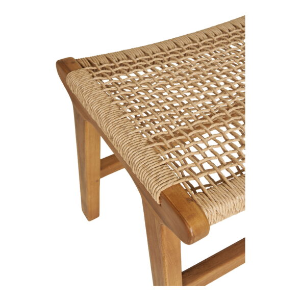 House Nordic - Derby Fußstütze - Fußstütze, Teak, Natur, 60x40x42 cm – Bild 5