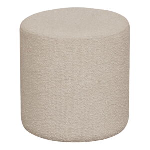 House Nordic - Ejby Pouf - Pouf, Bouclé, beige ø34x36 cm, HN1233