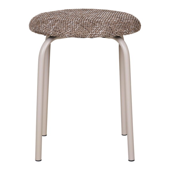 House Nordic - Asmara Hocker - Hocker, Braunmix ø43x43 cm, HN1262 – Bild 3