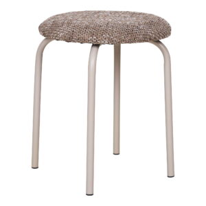House Nordic - Asmara Hocker - Hocker, Braunmix ø43x43 cm, HN1262