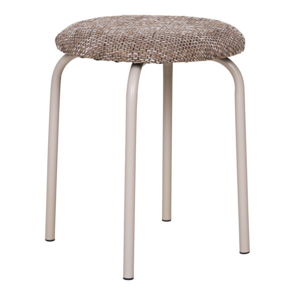 House Nordic - Asmara Hocker - Hocker, Braunmix ø43x43 cm, HN1262