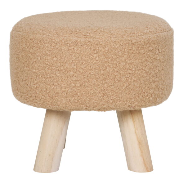 House Nordic - Aberdeen Stool - Hocker, Sand ø31x29 cm, HN1271 – Bild 3