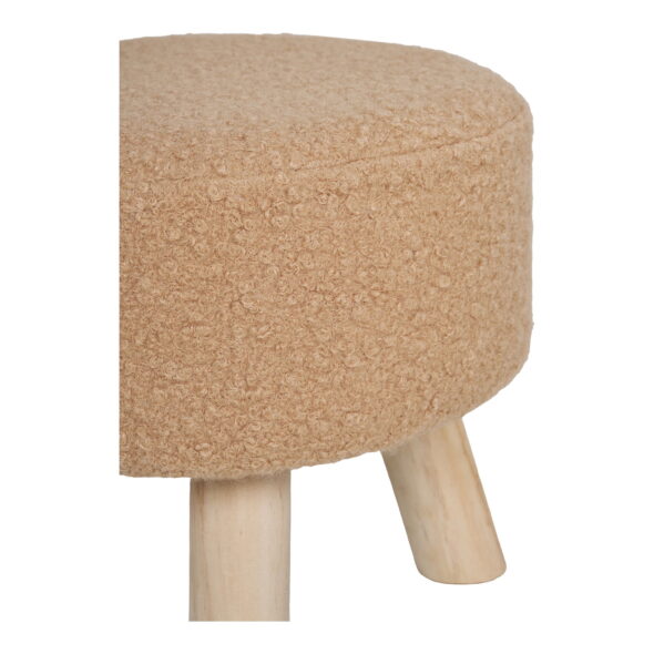 House Nordic - Aberdeen Stool - Hocker, Sand ø31x29 cm, HN1271 – Bild 4