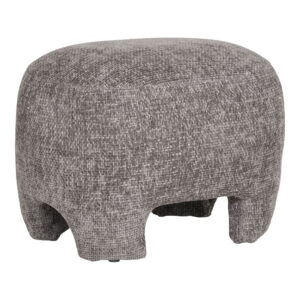 House Nordic - Nazare Pouf - Pouf, grau, HN1280 53x41 cm