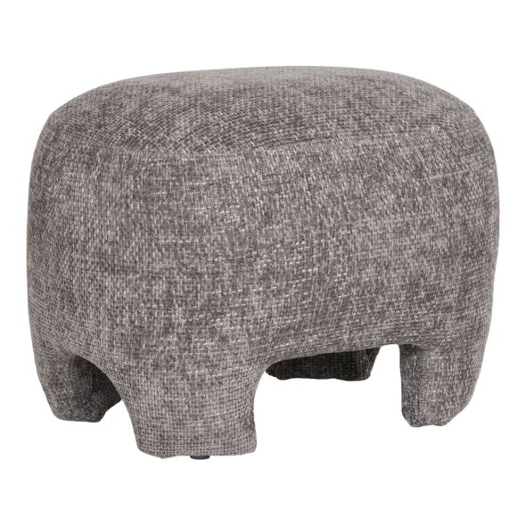 House Nordic - Nazare Pouf - Pouf, grau, HN1280 53x41 cm