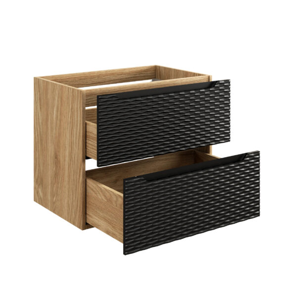 Waschbeckenunterschrank 70cm 2 Schubladen – Bild 3
