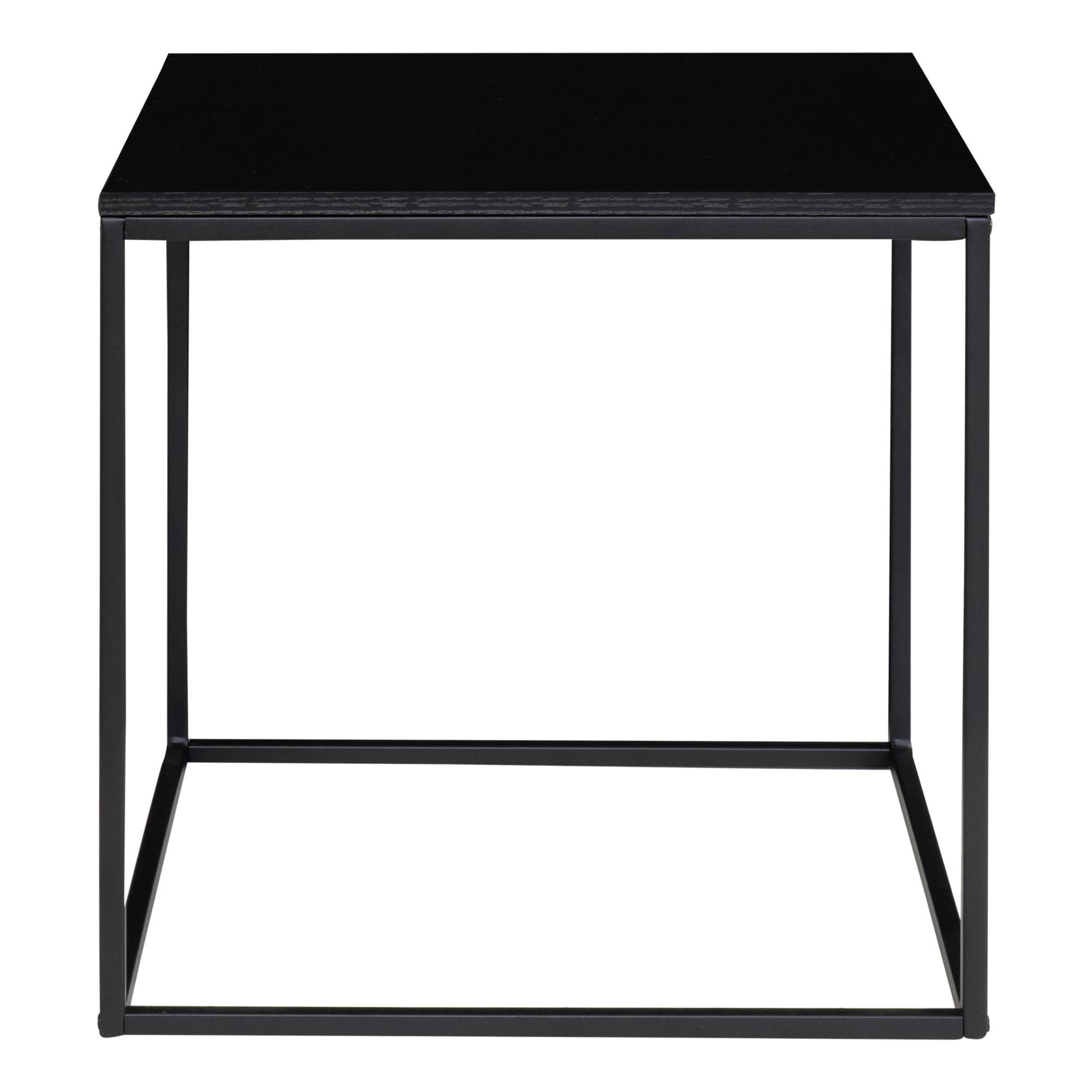 House Nordic - Vita Beistelltisch - Beistelltisch, schwarz, schwarzes Gestell 45x45x45 cm – Bild 5
