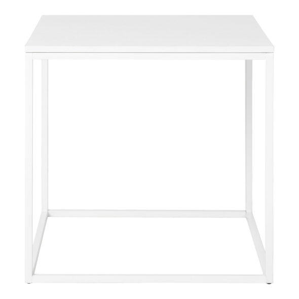 House Nordic - Vita Beistelltisch - Beistelltisch, weiß, weißes Gestell 45x45x45 cm – Bild 3