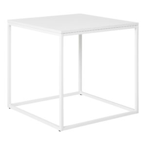 House Nordic - Vita Beistelltisch - Beistelltisch, weiß, weißes Gestell 45x45x45 cm