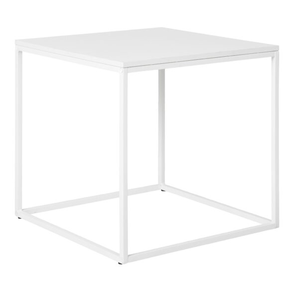 House Nordic - Vita Beistelltisch - Beistelltisch, weiß, weißes Gestell 45x45x45 cm