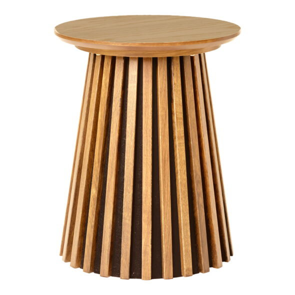 House Nordic - Osaka Beistelltisch – Beistelltisch, Eichenfurnier, natur ø40x50 cm