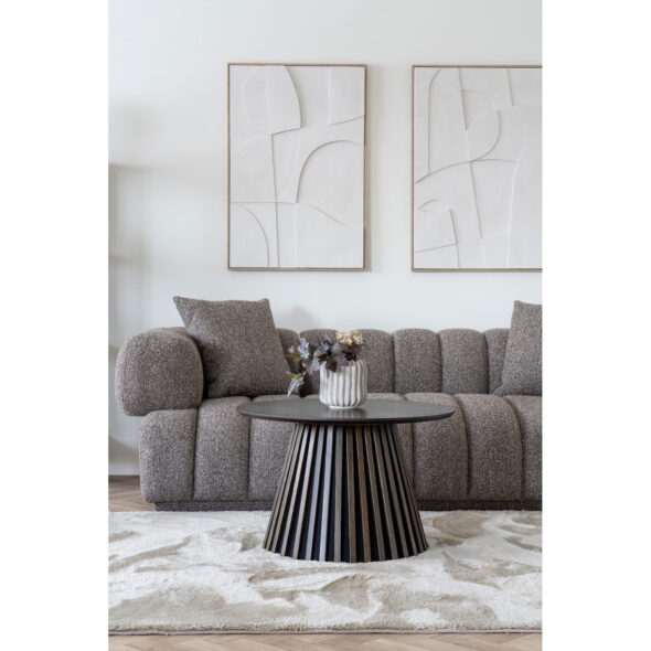 House Nordic - Osaka Couchtisch – Couchtisch, Eichenfurnier, geräuchert ø70x45 cm – Bild 2