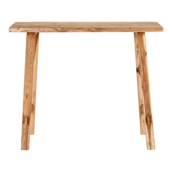 House Nordic - Girona Konsolentisch - Konsolentisch, Teak, Natur, 90x30x80 cm – Bild 3
