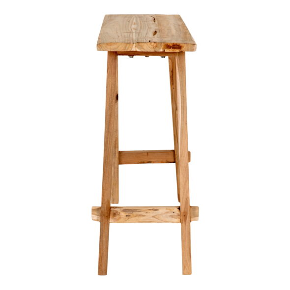 House Nordic - Girona Konsolentisch - Konsolentisch, Teak, Natur, 90x30x80 cm – Bild 4