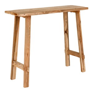 House Nordic - Girona Konsolentisch - Konsolentisch, Teak, Natur, 90x30x80 cm