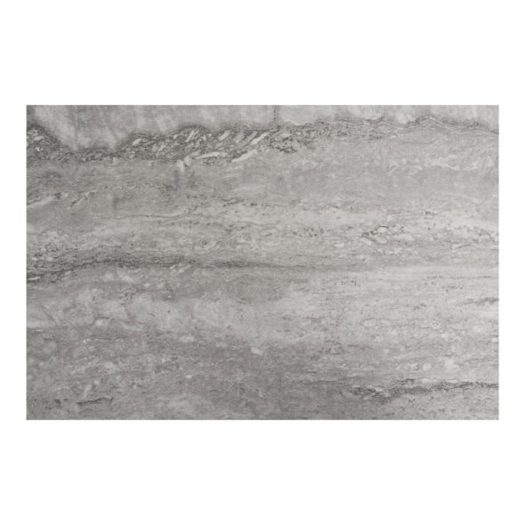 House Nordic - Vita Konsolentisch – Konsolentisch, 1 Ablage, Travertin-Optik, schwarzes Gestell 110 x 26 x 80 cm – Bild 6