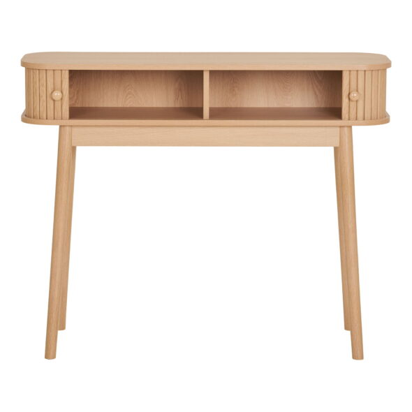 House Nordic - Nikko Konsolentisch - Konsolentisch, 2 Türen, Natur 100x30x80 cm – Bild 3