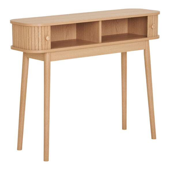 House Nordic - Nikko Konsolentisch - Konsolentisch, 2 Türen, Natur 100x30x80 cm – Bild 5