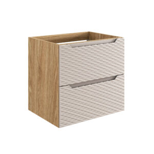 Waschbeckenunterschrank, 60 cm, 2 Schubladen