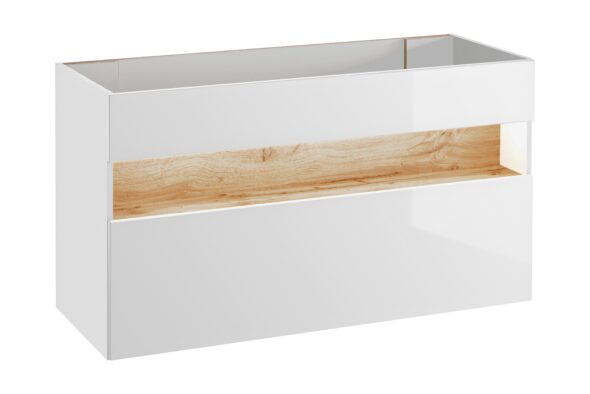 Waschbeckenunterschrank 120 cm, 1 Schublade