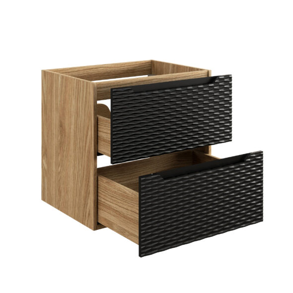 Waschbeckenunterschrank, 60 cm, 2 Schubladen – Bild 3