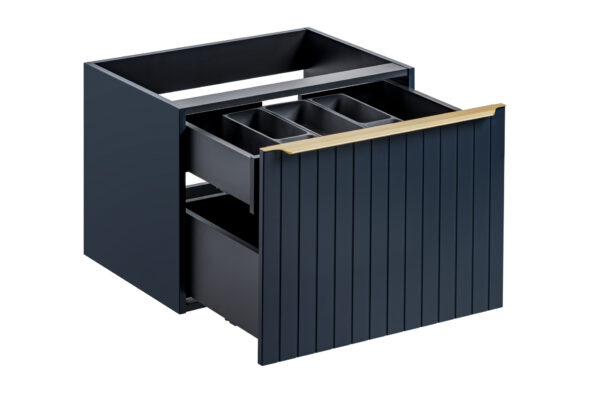 Waschbeckenunterschrank, 60 cm, 2 Schubladen – Bild 3