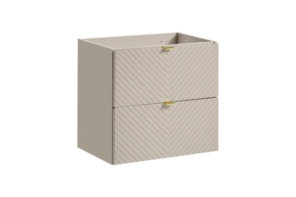 Waschbeckenunterschrank, 60 cm, 2 Schubladen