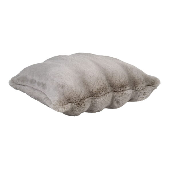 House Nordic - Galena Cushion - Kissen, Kunstfell, beige 45x45 cm – Bild 3