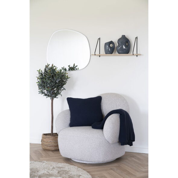 House Nordic - Santos Plaid - Plaid, recycelte Baumwolle, dunkelblau 130x170 cm – Bild 2