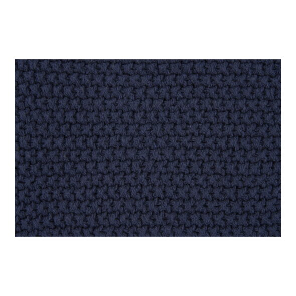 House Nordic - Santos Plaid - Plaid, recycelte Baumwolle, dunkelblau 130x170 cm – Bild 3