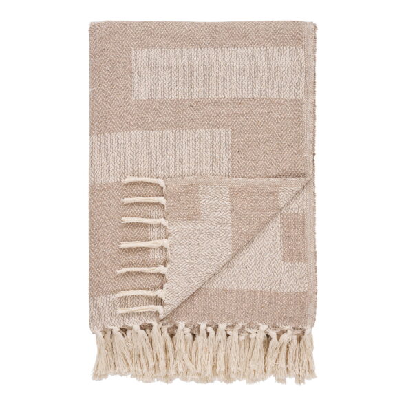 House Nordic - Adana Plaid - Plaid, Taupe 130x180 cm