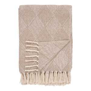 House Nordic - Bursa Plaid - Plaid, Taupe 130x180 cm